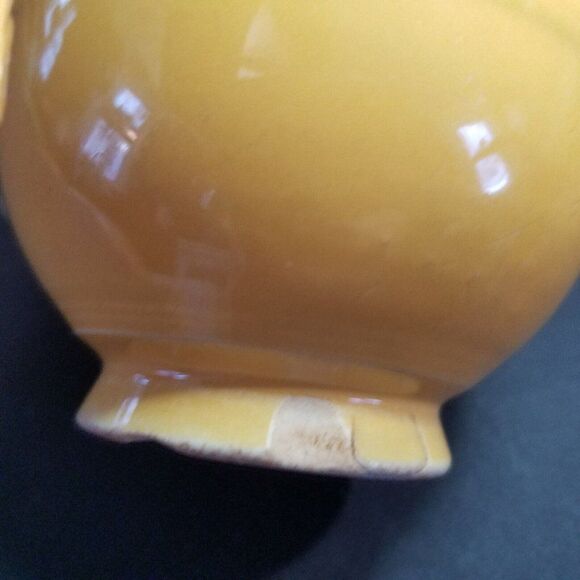 Fiestaware Homer Laughlin Vintage Yellow Teacup and Saucer Set of 2 Fies… - Picture 2 of 6